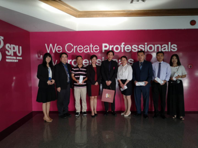 国际项目团队前往泰国斯巴顿大学考察